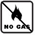 No gas at property